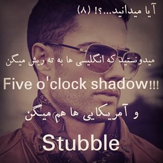 نکات تصویری ترجمه ته‌ریش