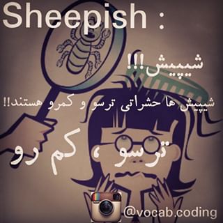 نکات تصویری ترجمه ترسو