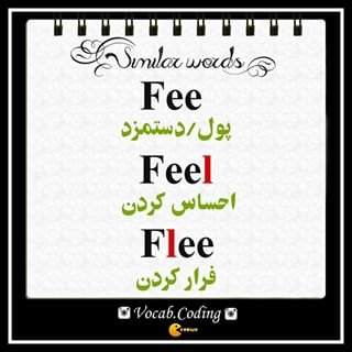 نکات تصویری ترجمه fee