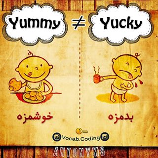 نکات تصویری ترجمه بدمزه