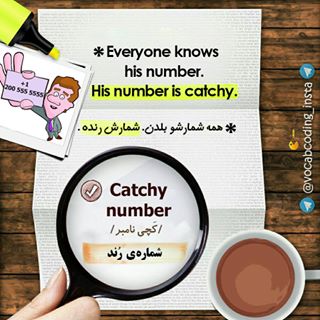 نکات تصویری ترجمه catchy