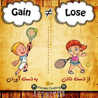 نکات تصویری ترجمه lose