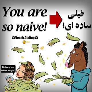 نکات تصویری ترجمه naive